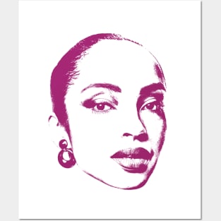 Sade - Retro 80s Style Fan Design Posters and Art